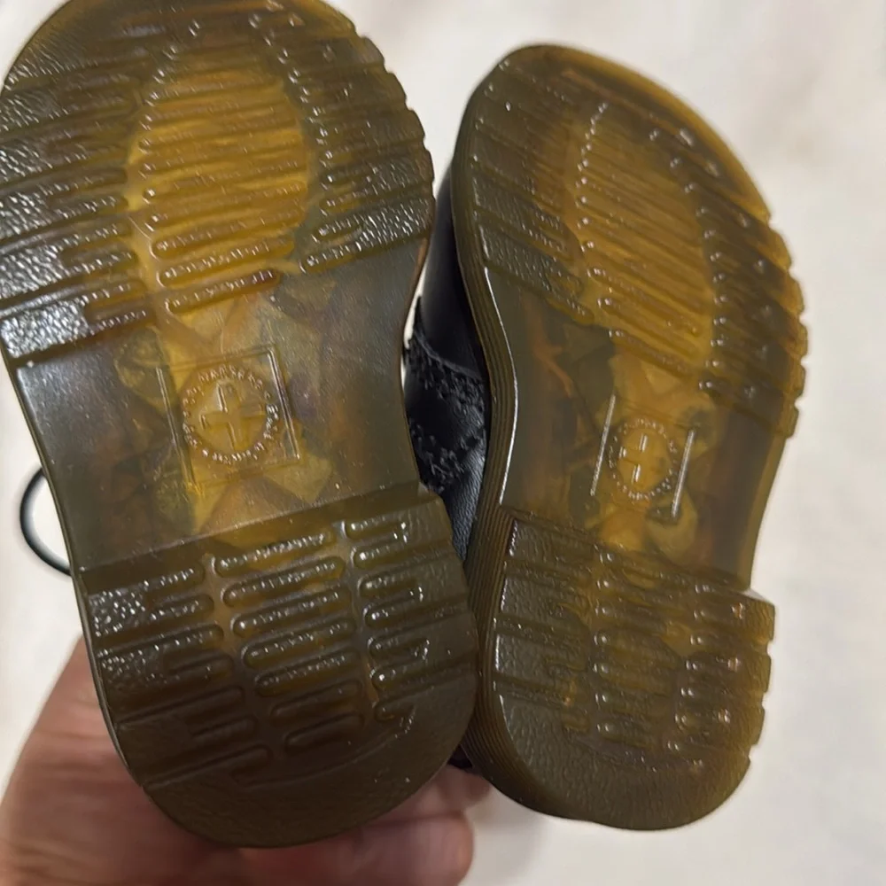 Dr. Martens Unisex Brooklee Lace & Zip Up Boots - Baby - Picture 4 of 6
